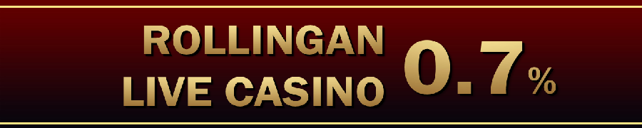 PROMO ROLLINGAN CASINO 0,7%